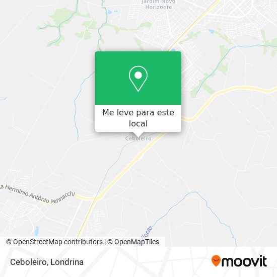 Ceboleiro mapa