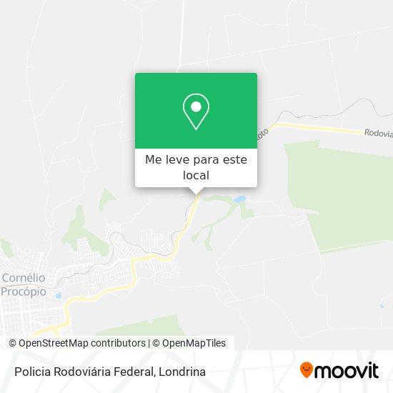 Policia Rodoviária Federal mapa