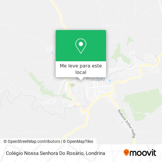 Colégio Nossa Senhora Do Rosário mapa