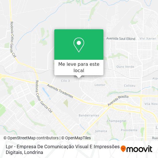 Lpr - Empresa De Comunicação Visual E Impressões Digitais mapa