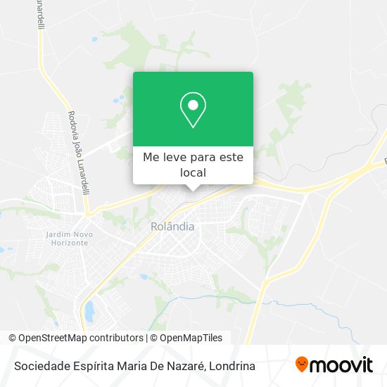 Sociedade Espírita Maria De Nazaré mapa