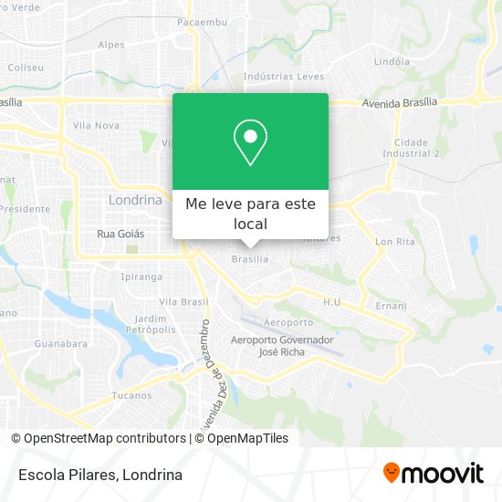 Escola Pilares mapa