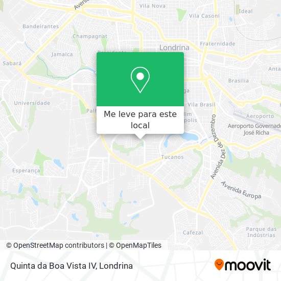 Quinta da Boa Vista IV mapa