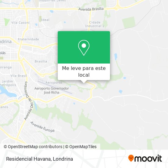 Residencial Havana mapa