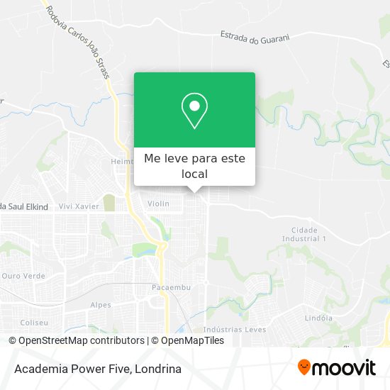Academia Power Five mapa
