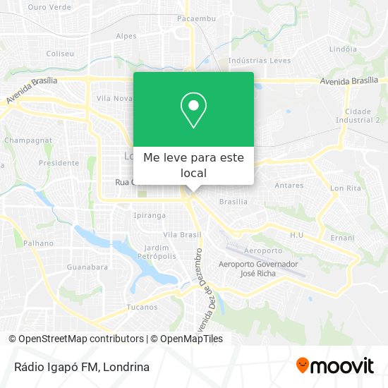 Rádio Igapó FM mapa
