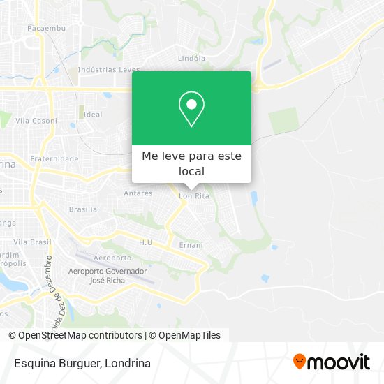 Esquina Burguer mapa