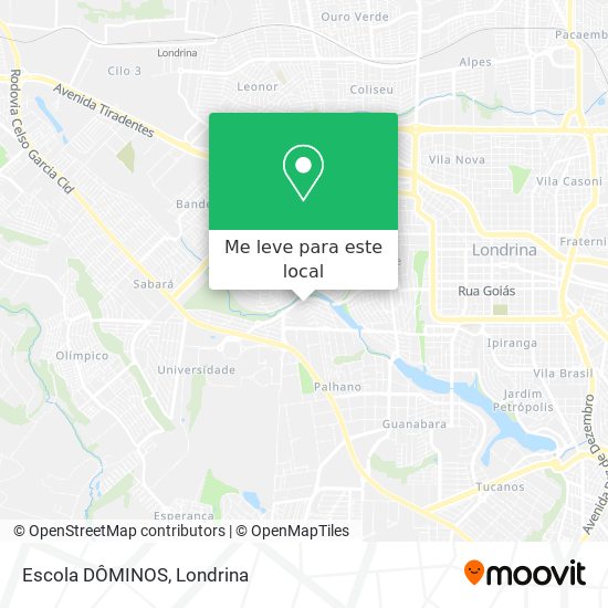 Escola DÔMINOS mapa