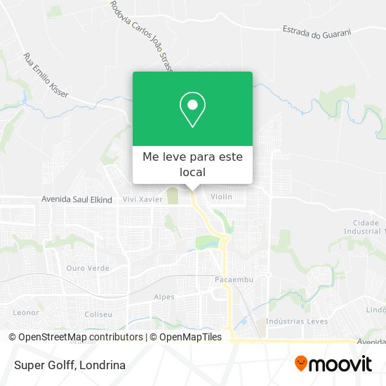 Driving directions to Super Golff, 1860 Av. Saul Elkind, Londrina - Waze