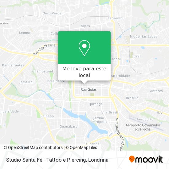Studio Santa Fé - Tattoo e Piercing mapa