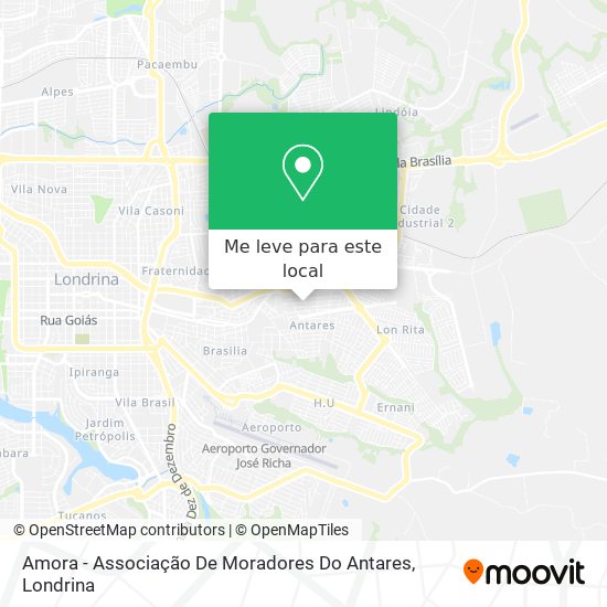 Amora - Associação De Moradores Do Antares mapa