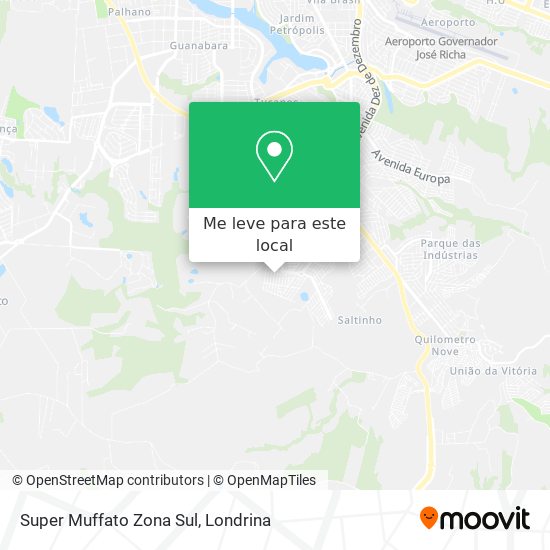 Super Muffato Zona Sul mapa