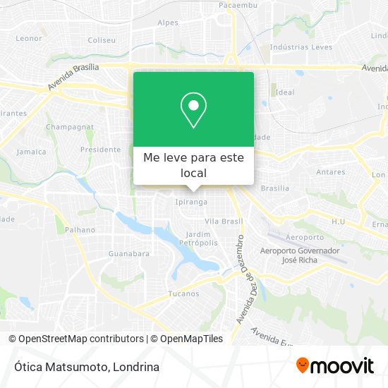 Ótica Matsumoto mapa