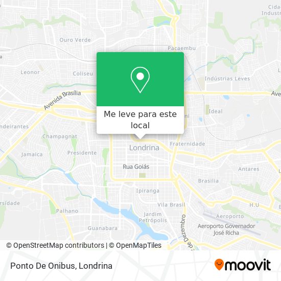 Ponto De Onibus mapa