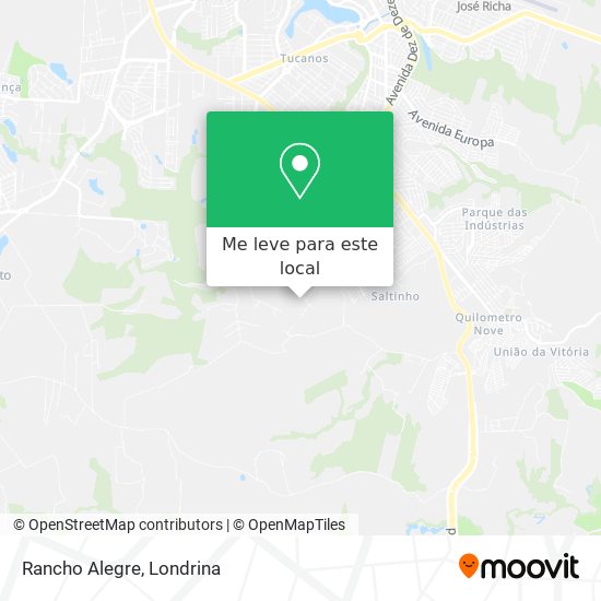 Rancho Alegre mapa