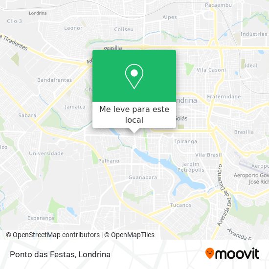 Ponto das Festas mapa
