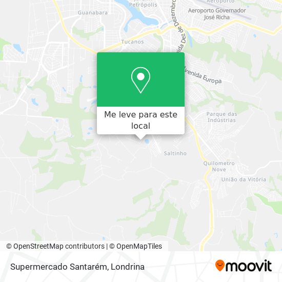 Supermercado Santarém mapa