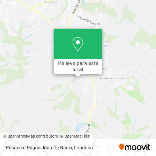 Pesque e Pague João De Barro mapa