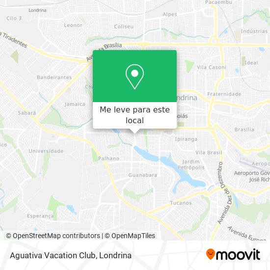 Aguativa Vacation Club mapa