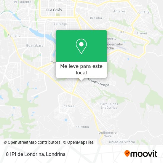 8 IPI de Londrina mapa