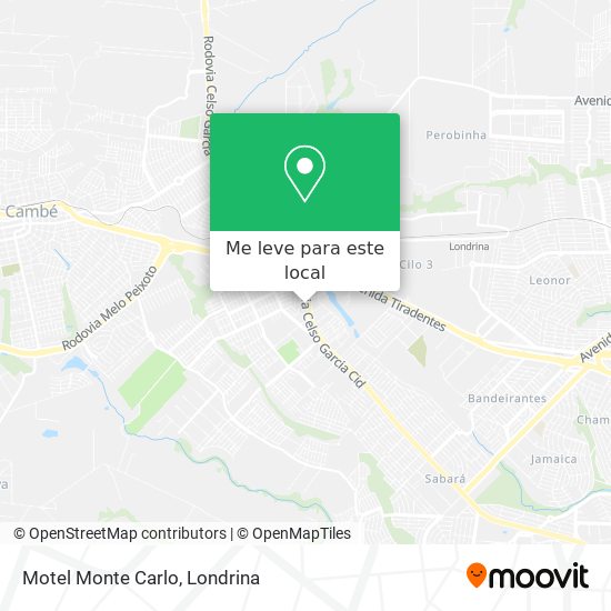 Motel Monte Carlo mapa