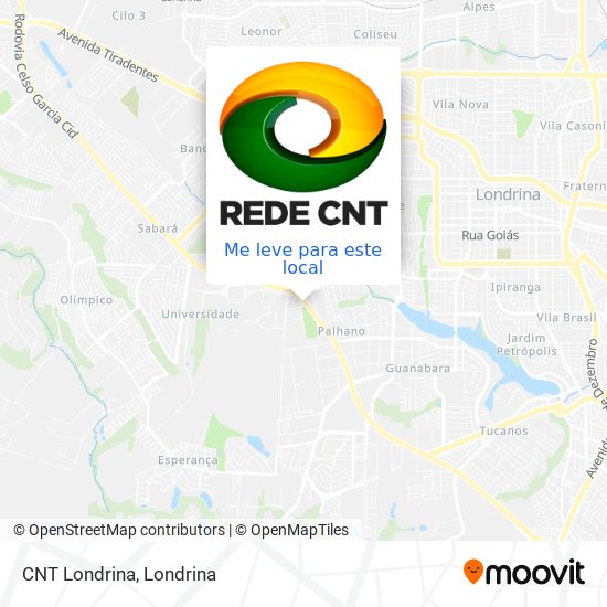 CNT Londrina mapa