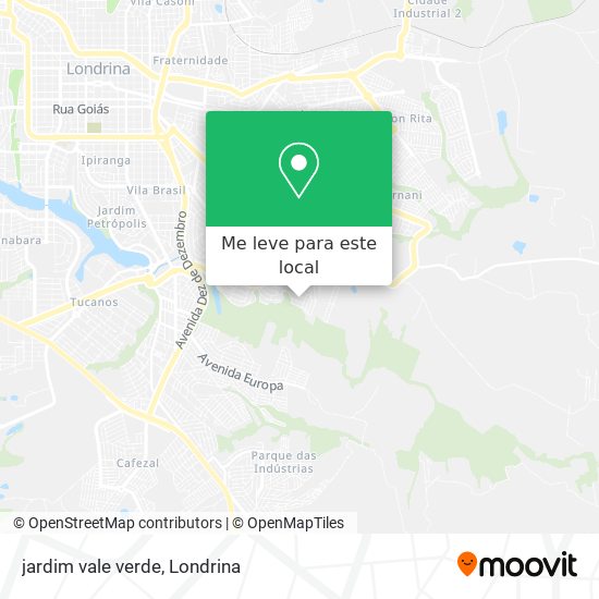 jardim vale verde mapa