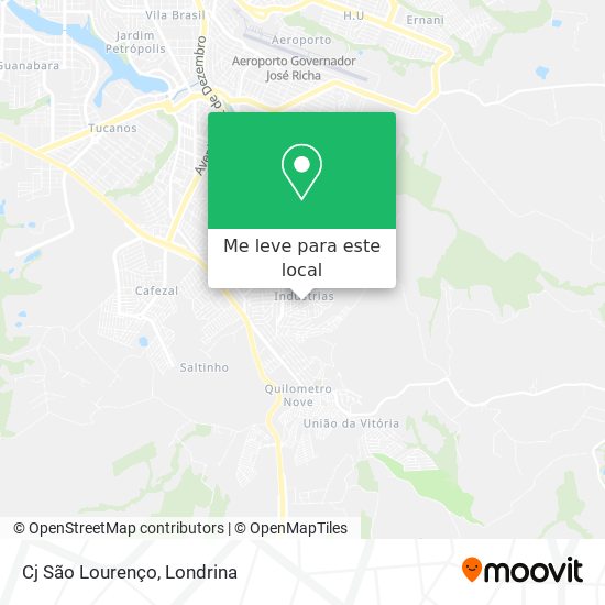 Cj São Lourenço mapa