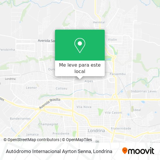 Autódromo Internacional Ayrton Senna mapa