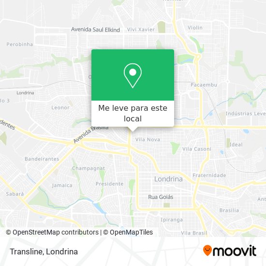 Transline mapa
