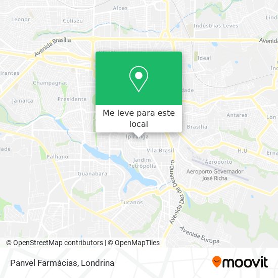 Panvel Farmácias mapa