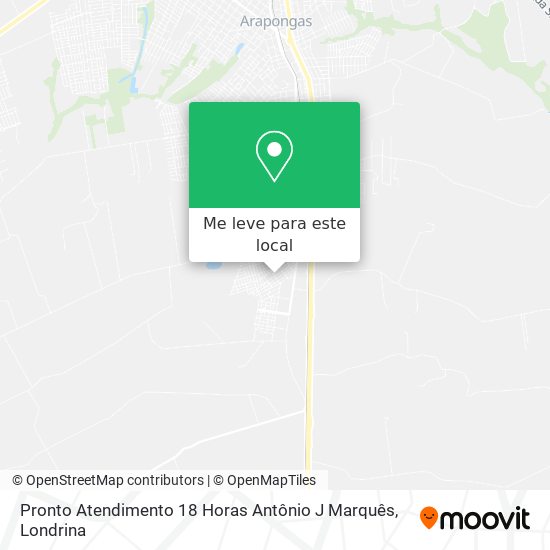 Pronto Atendimento 18 Horas Antônio J Marquês mapa