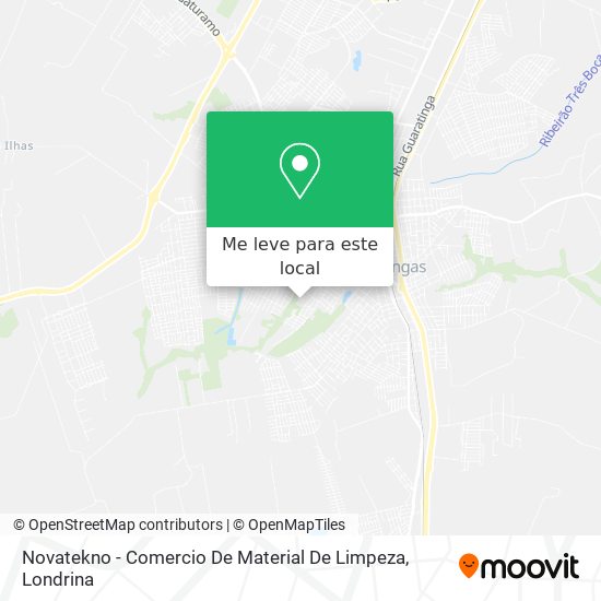 Novatekno - Comercio De Material De Limpeza mapa