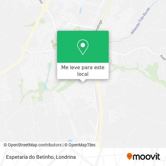 Espetaria do Betinho mapa
