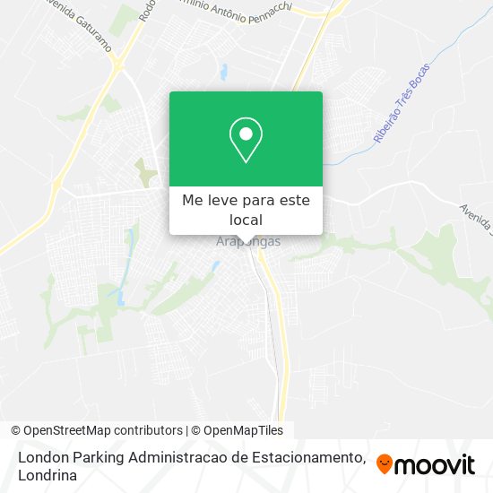 London Parking Administracao de Estacionamento mapa