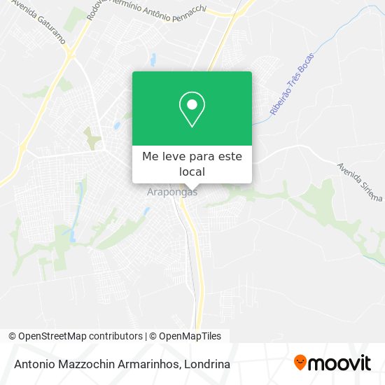 Antonio Mazzochin Armarinhos mapa