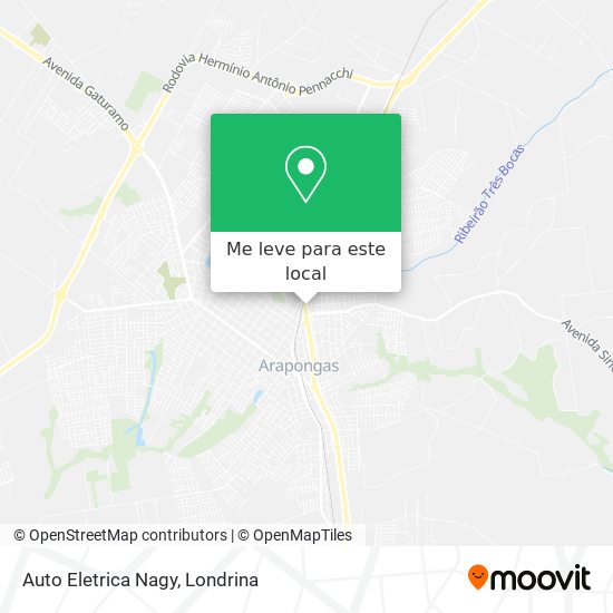 Auto Eletrica Nagy mapa