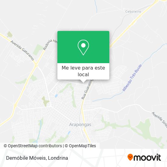 Demóbile Móveis mapa