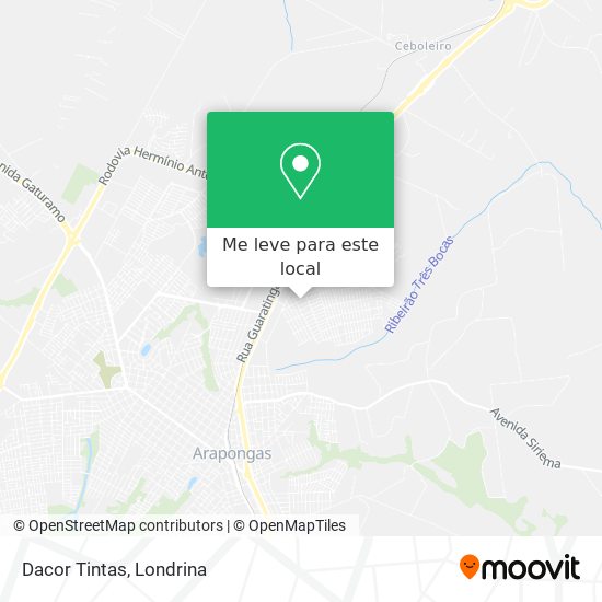 Dacor Tintas mapa
