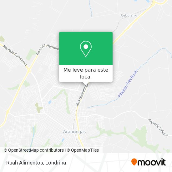 Ruah Alimentos mapa