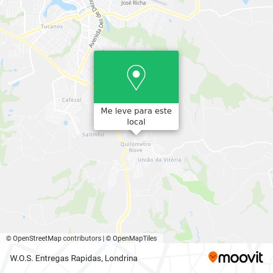 W.O.S. Entregas Rapidas mapa