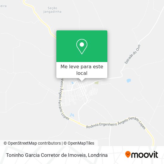 Toninho Garcia Corretor de Imoveis mapa