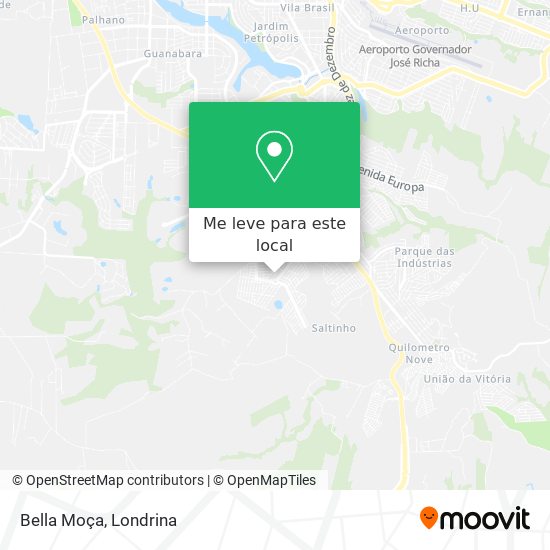 Bella Moça mapa