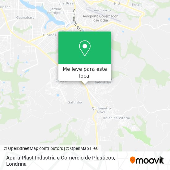 Apara-Plast Industria e Comercio de Plasticos mapa