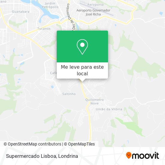 Supermercado Lisboa mapa