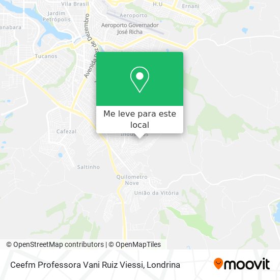 Ceefm Professora Vani Ruiz Viessi mapa