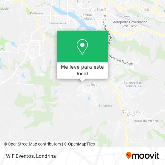 W F Eventos mapa