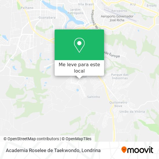 Academia Roselee de Taekwondo mapa