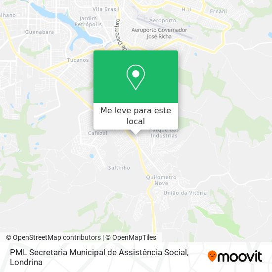 PML Secretaria Municipal de Assistência Social mapa