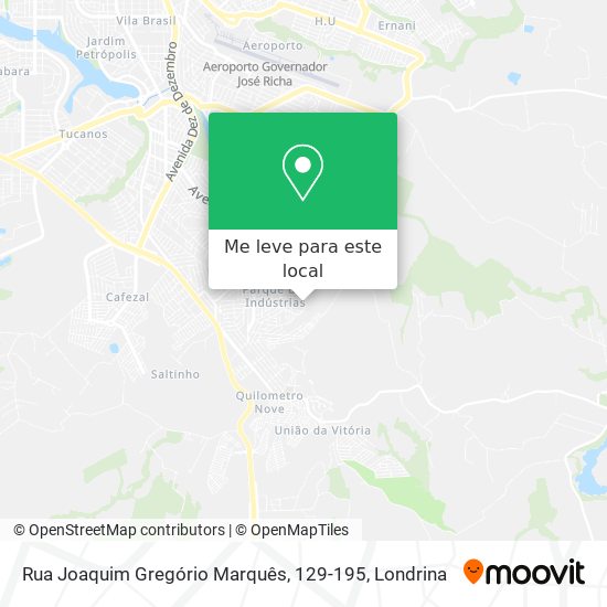 Rua Joaquim Gregório Marquês, 129-195 mapa